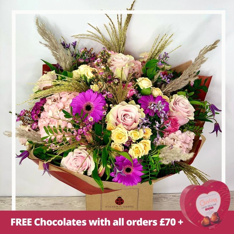 Flowers for a Year - Get a Monthly Bouquet delivered monthly to impress your Valentine all year round