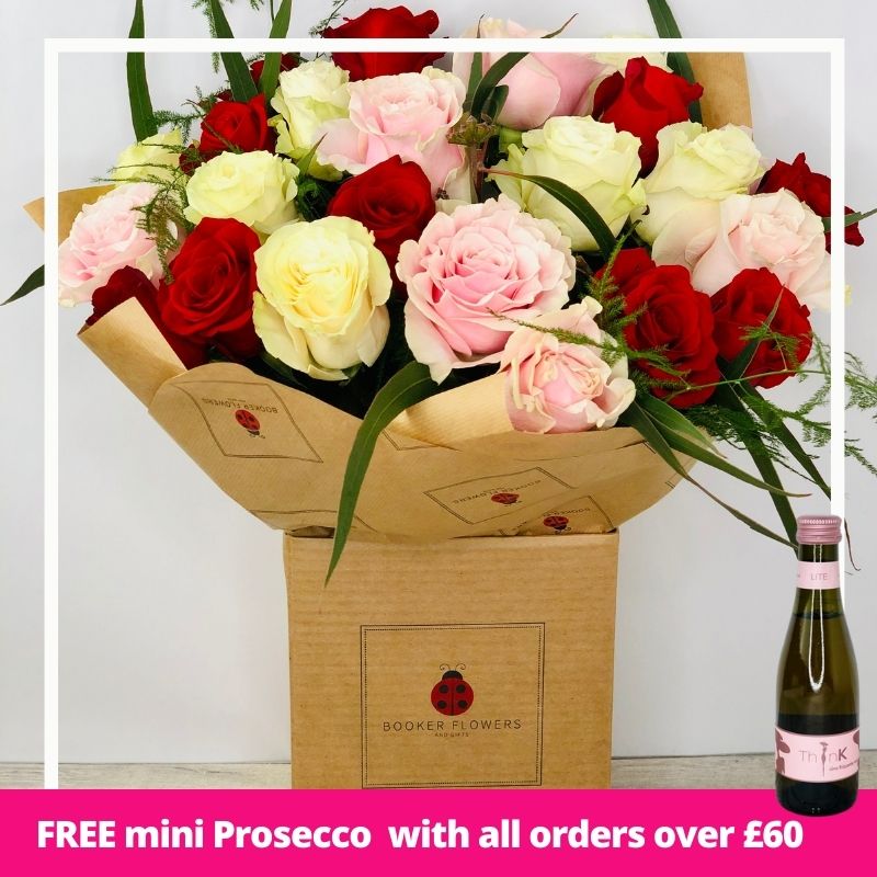 Send 24 Roses from Booker Flowers and Gifts, Liverpool Florists
