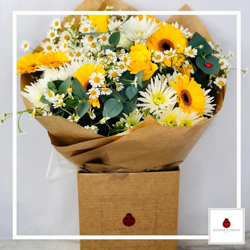 Summer Bouquet of Flowers with Gerberas