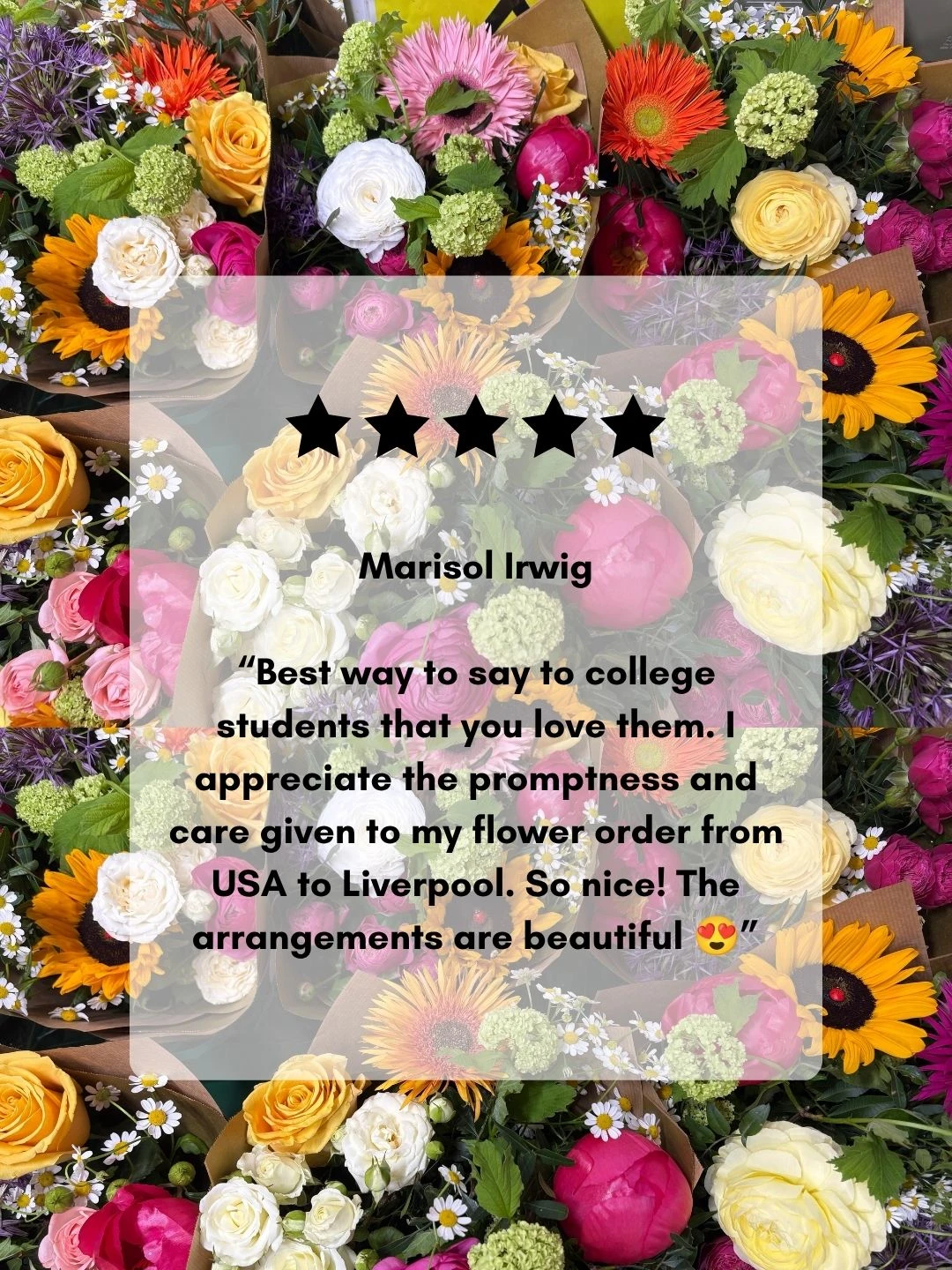 Prom and Graduation Celebration Flower Review in Liverpool