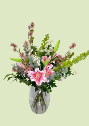 Booker Flowers and Gifts Beautician Lilly and Mollucella
