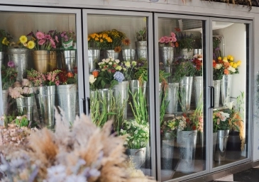 Booker Flowers Shop Fridge