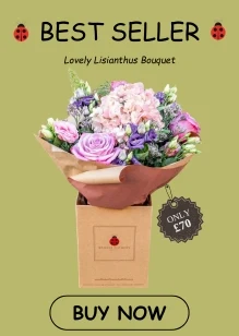 Pink and Purple Hand Tied Bouquet Collection Liverpool