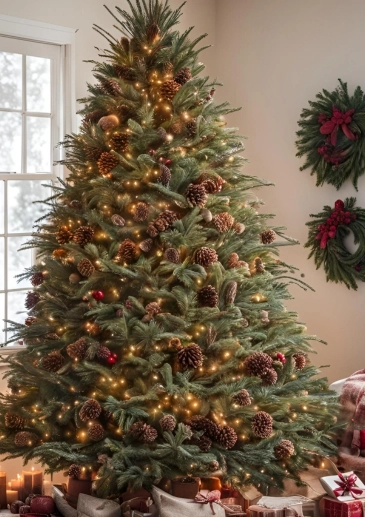 Deluxe Christmas Tree Natural Gold