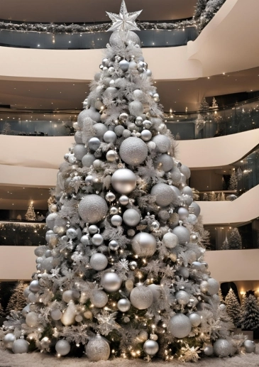 Deluxe Christmas Tree Silver