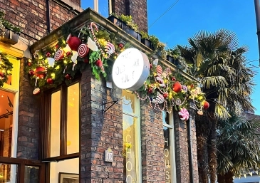 Christmas Floral Install Liverpool Aigburth Old School House