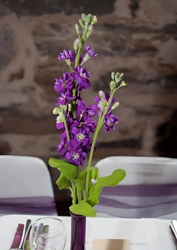 Single Stem Vase for Restaurant In Liverpool Yew Tree Barn