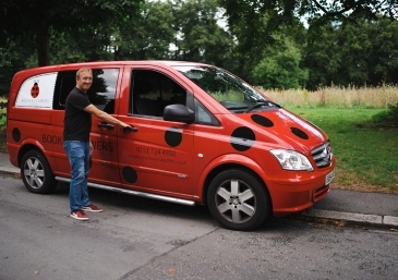 Prompt Delivery Van Booker Flowers and Gifts Liverpool