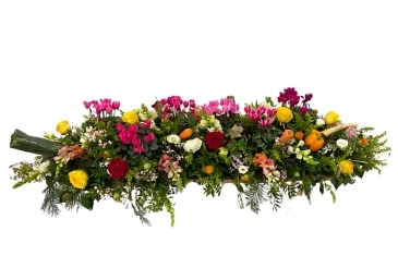 Booker Flowers and Gifts Liverpool Funeral Bespoke Arrangement