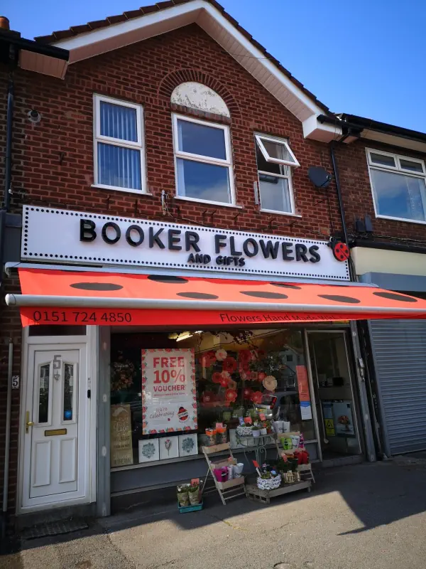 Florist Shop Front Booker Flowers and Gifts Liverpool