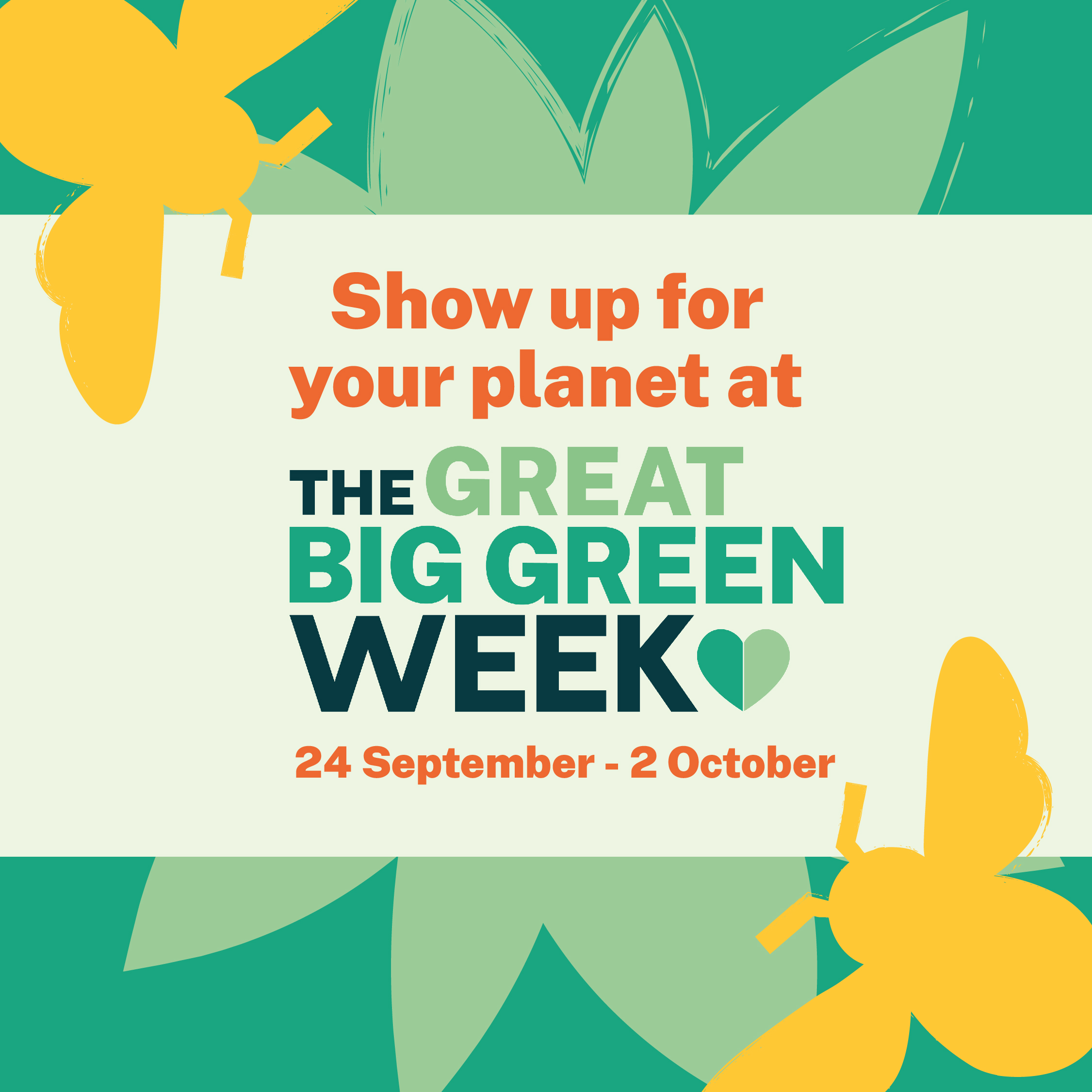 We are taking part in The Great Big Green Week