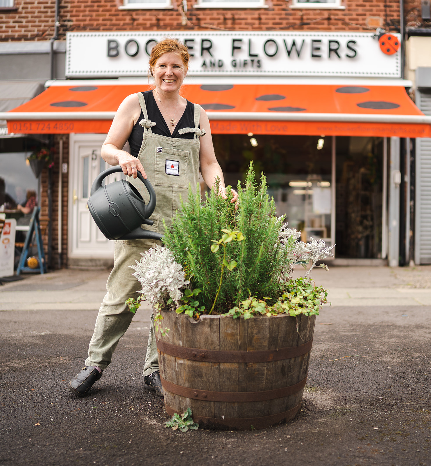 Owner Gemma taking care of the community 