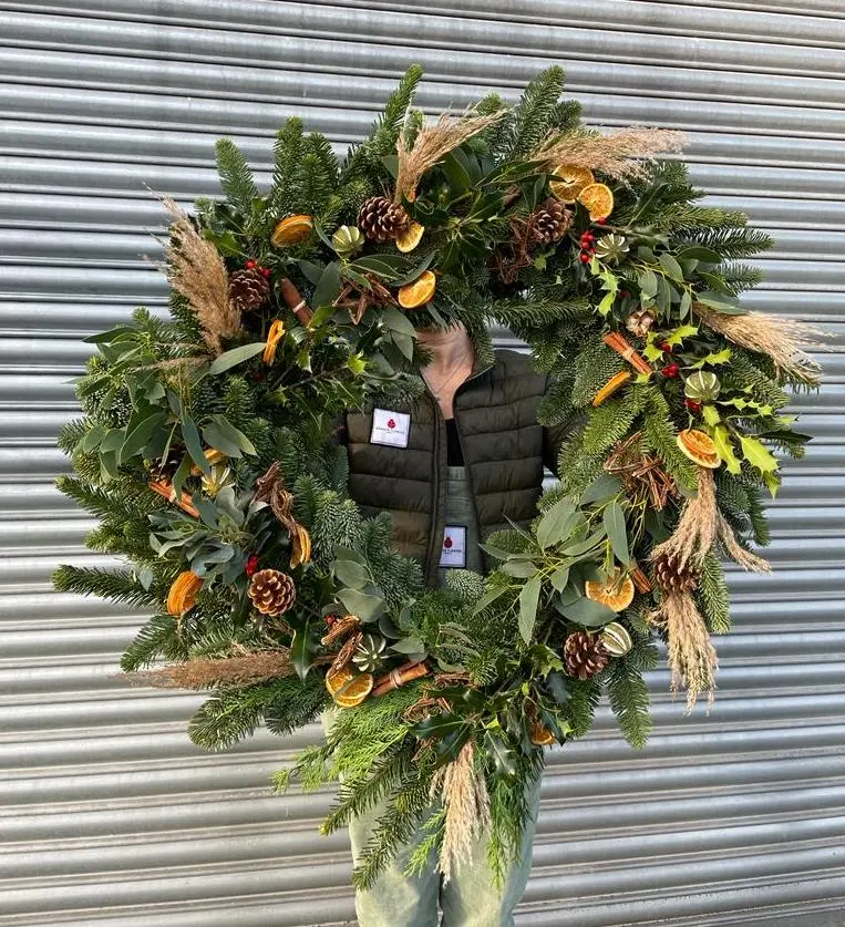 Christmas Door Wreaths from Booker Flowers and Gifts