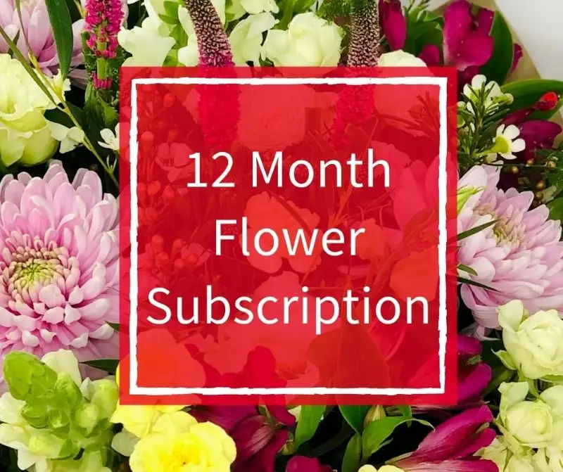 12 Month Flower Subscription Luxury