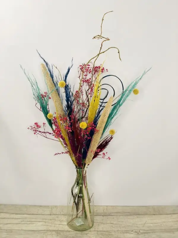 Colours Of The Rainbow Dried Vase Arrangement