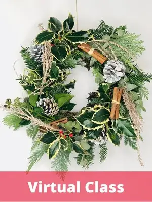 Make Your Own Luxury Christmas Door Wreath With Lights