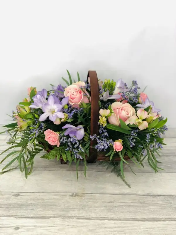 Mixed Basket -Pink and Lilac Large