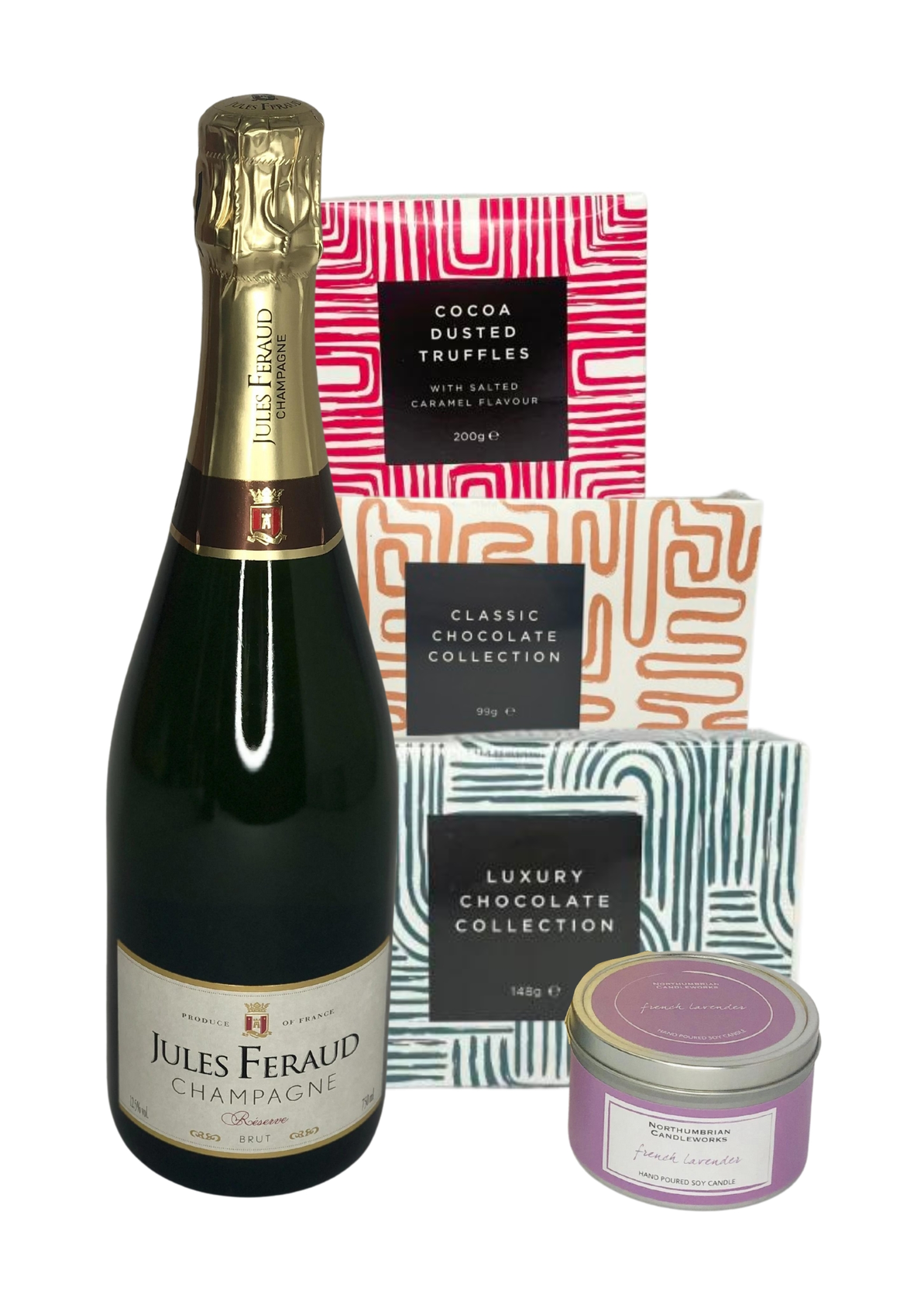 Something Special Gift Set - Champagne Chocolates and Candle
