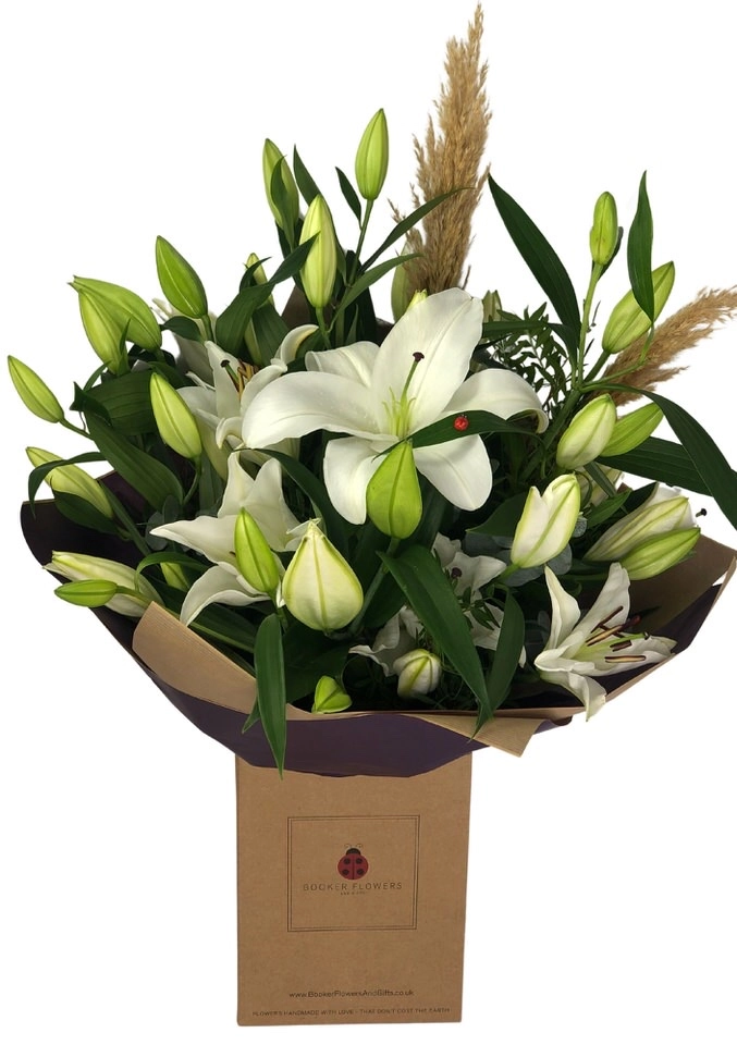 Stunning Large White Lily Bouquet