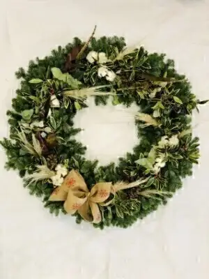Textured Elements Christmas Wreath XXXL