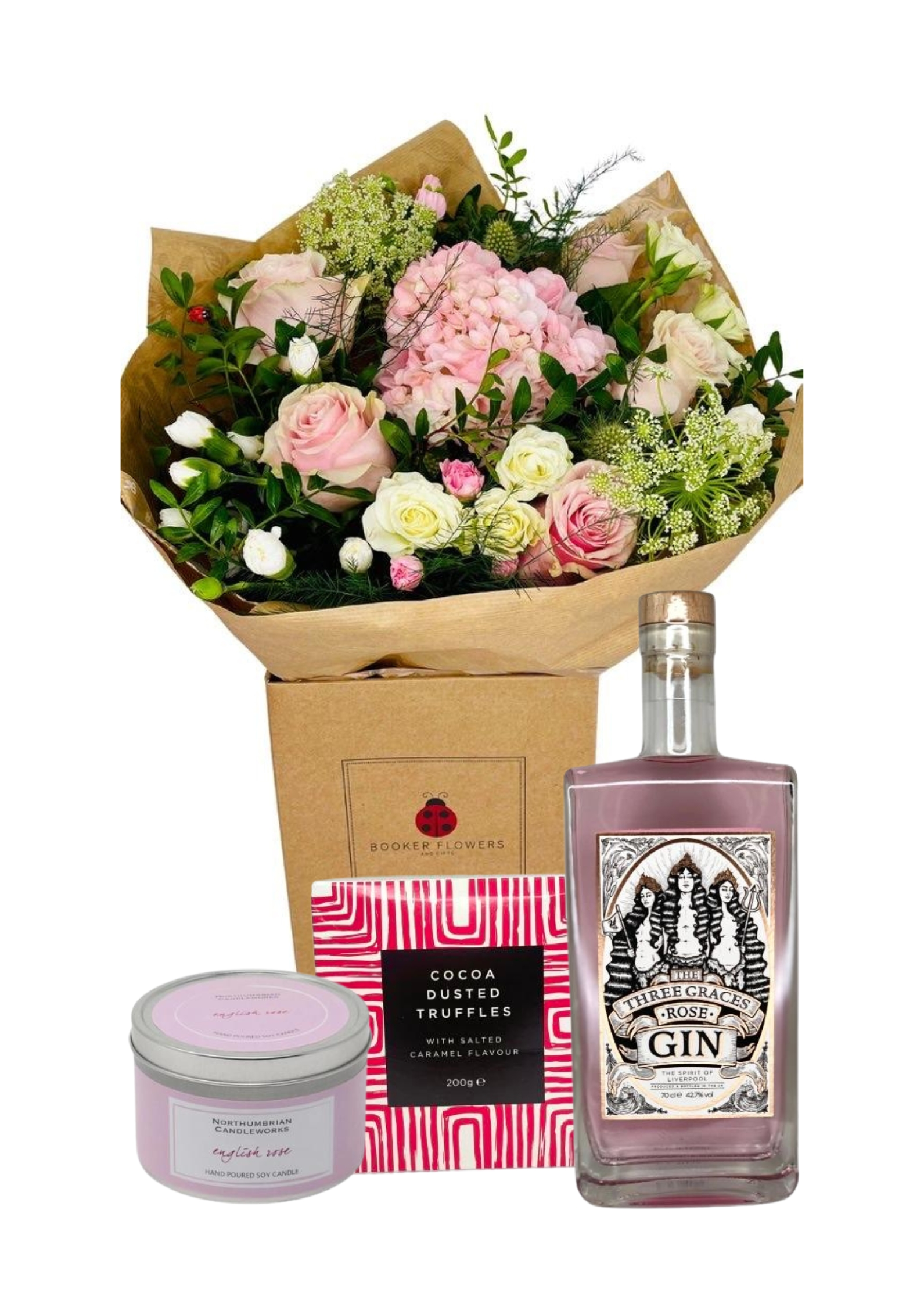 Three Graces Rose Gin Luxury Gift Set