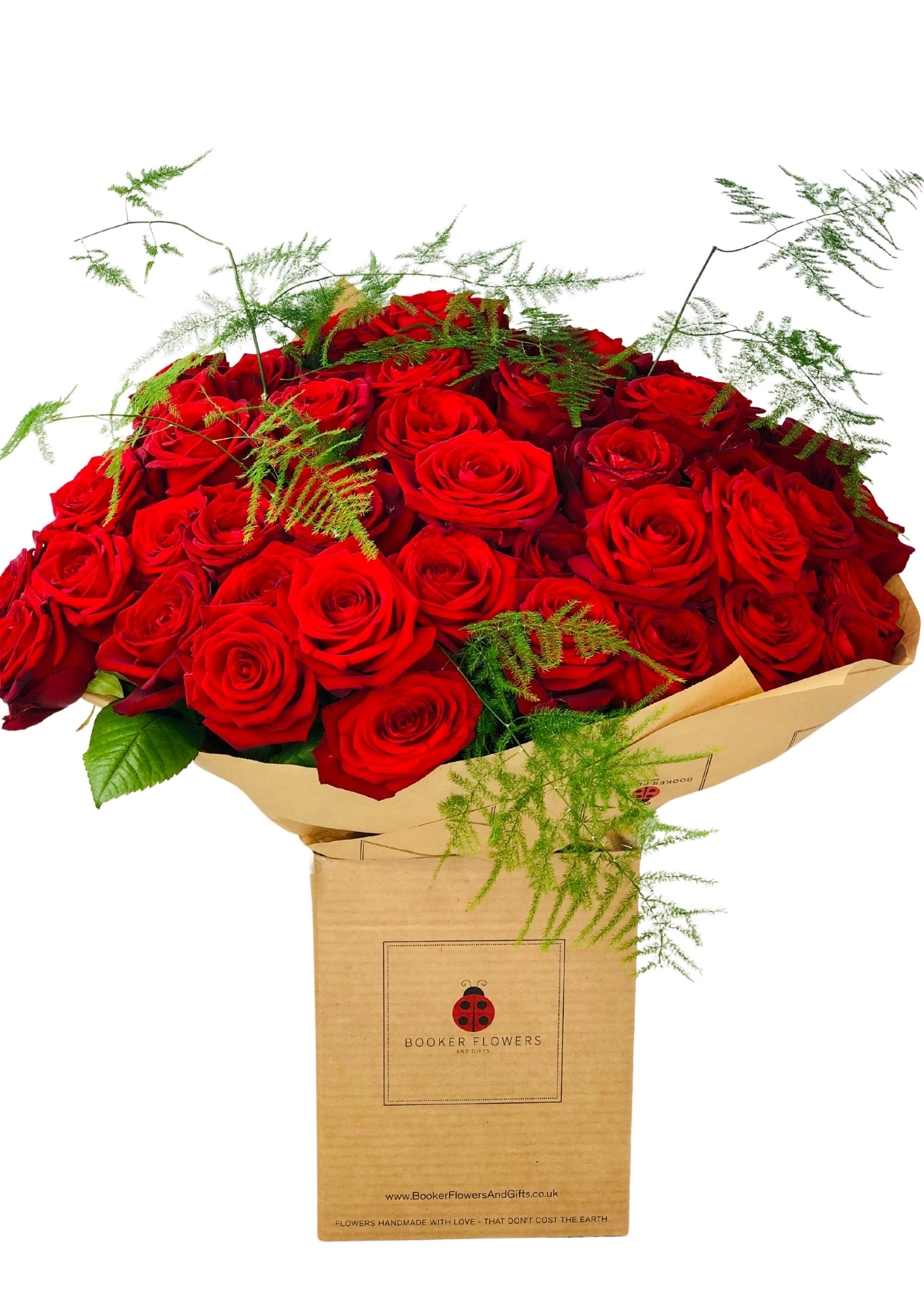 Valentines Devoted 50 Red Roses