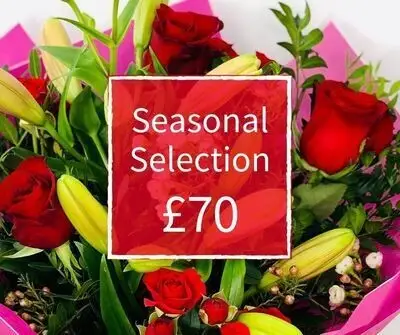 Valentines Florist Choice 70 - Seasonal Handtied