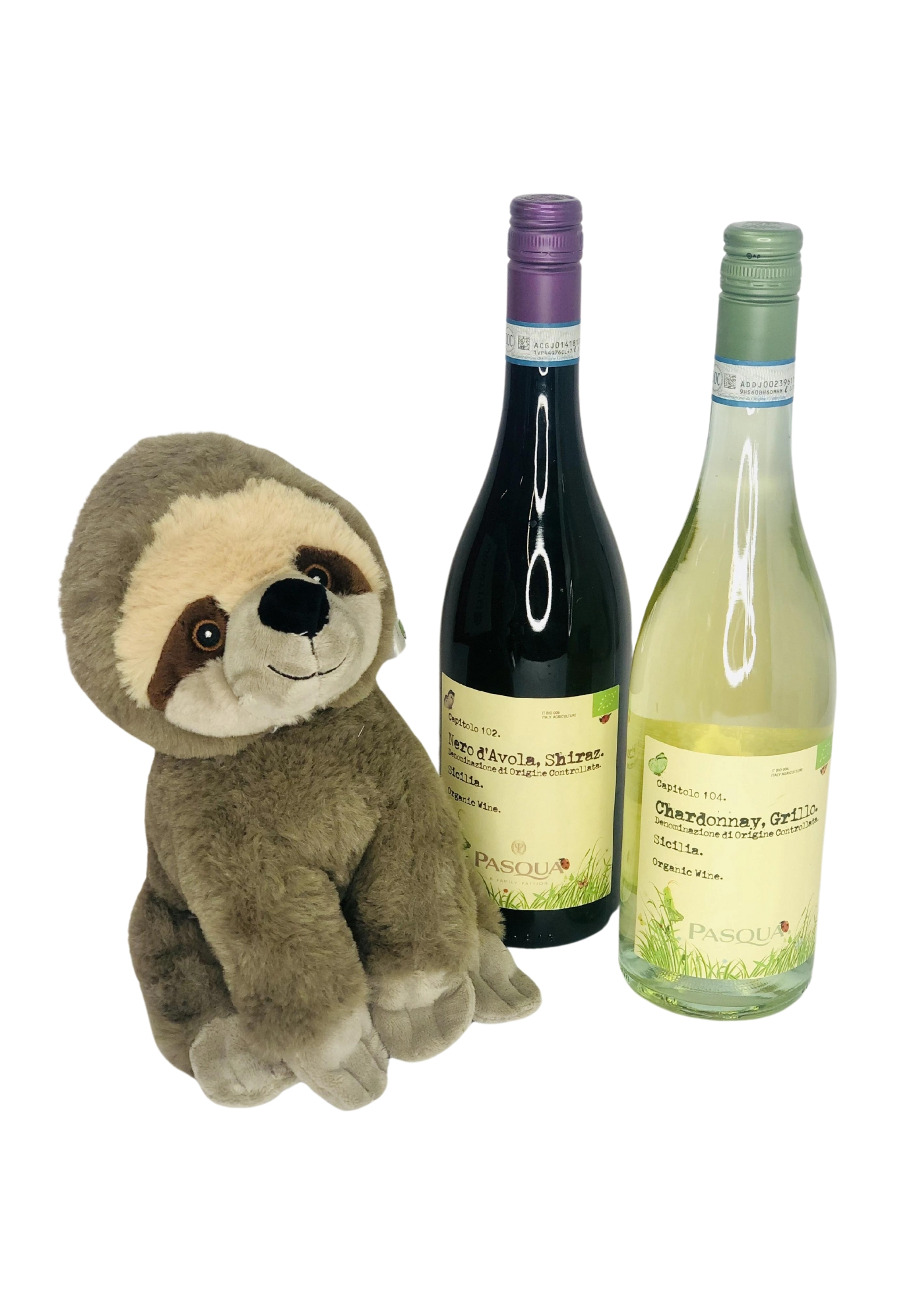 Wine with a Side of Sloth Cozy Giftset