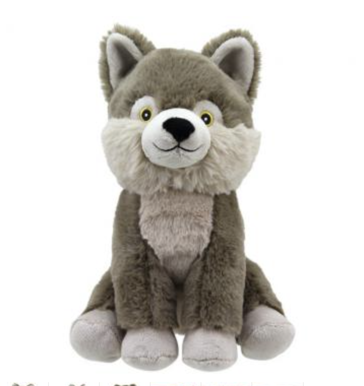 Wolfie The Wolf Eco Cuddlies by Wilberry