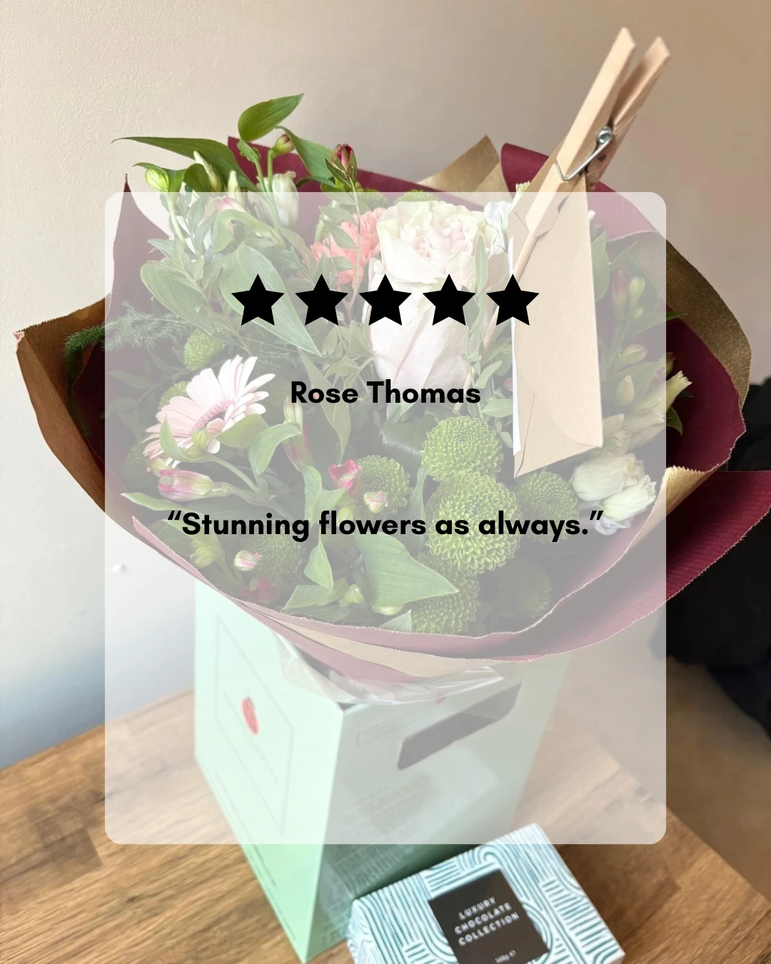 January Bouquet Review by Rose Thomas for Liverpool Florist