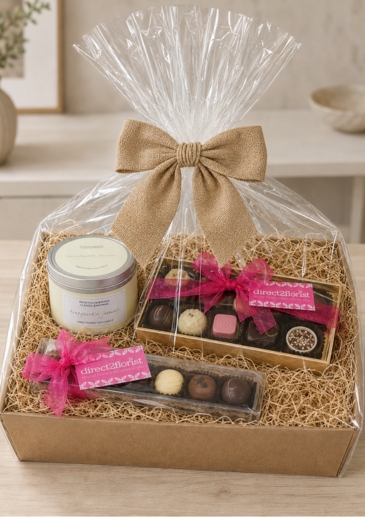Chocolate and Candle and Hamper