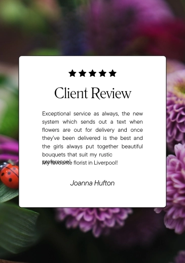 Liverpool Google Review Florist Booker Flowers and Gifts
