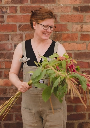 Liverpool Florist Booker Flowers and Gifts Delivering Flowers Meet the Team Gemma