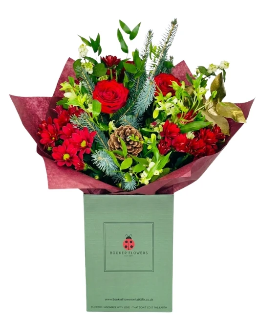 Christmas Cracker Bouquet of Flowers