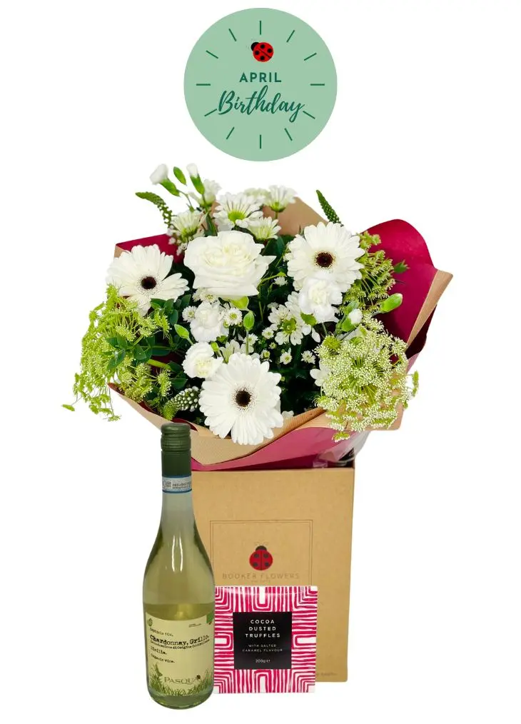 April Birthday Flowers Gift Set