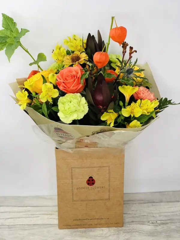 Autumn Delight Bright Flowers Bouquet