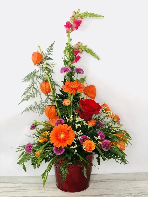 Autumn Festival Orange flower Arrangement