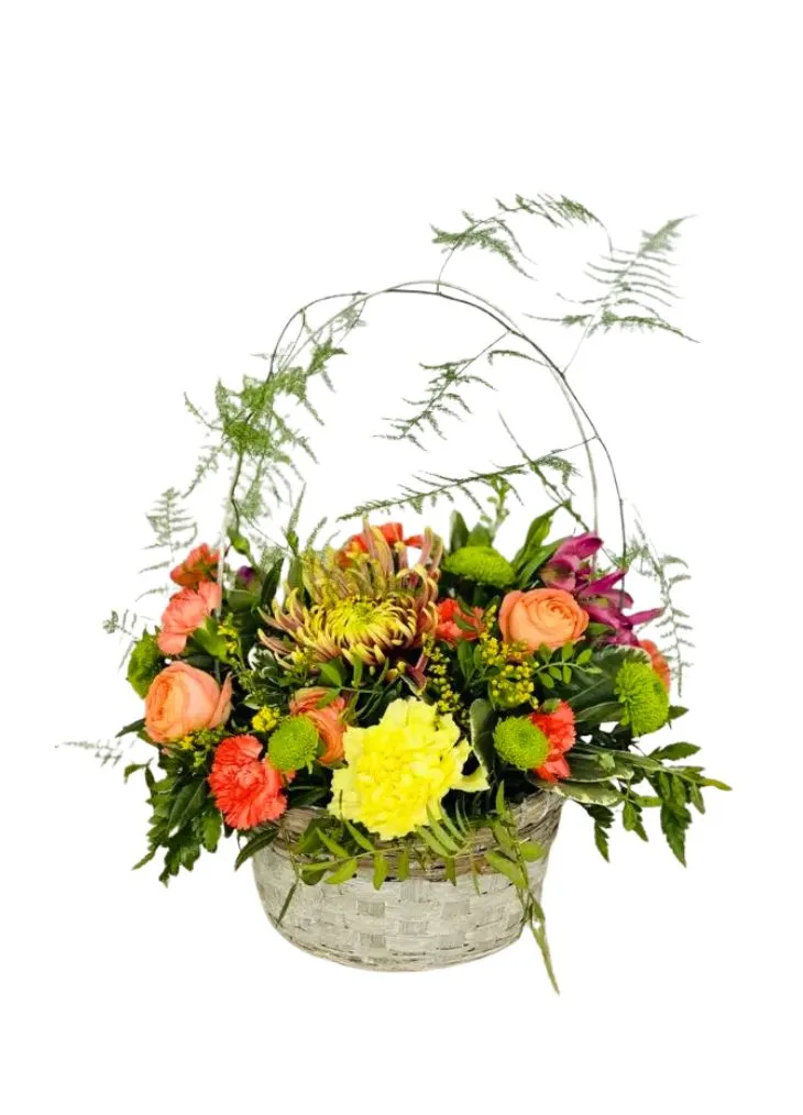 Basket Of Sunshine Autumn Flowers Basket Of Sunshine Autumn Flowers
