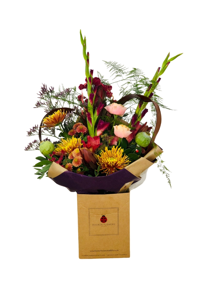 Burning Desire Autumn Handtied Bouquet
