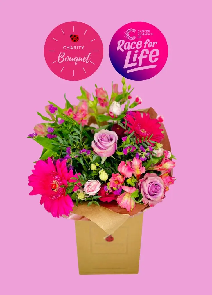 Cancer Research Flower Bouquet