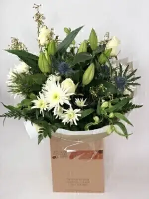 Christmas Frosted Beauty Hand Tied Extra Large