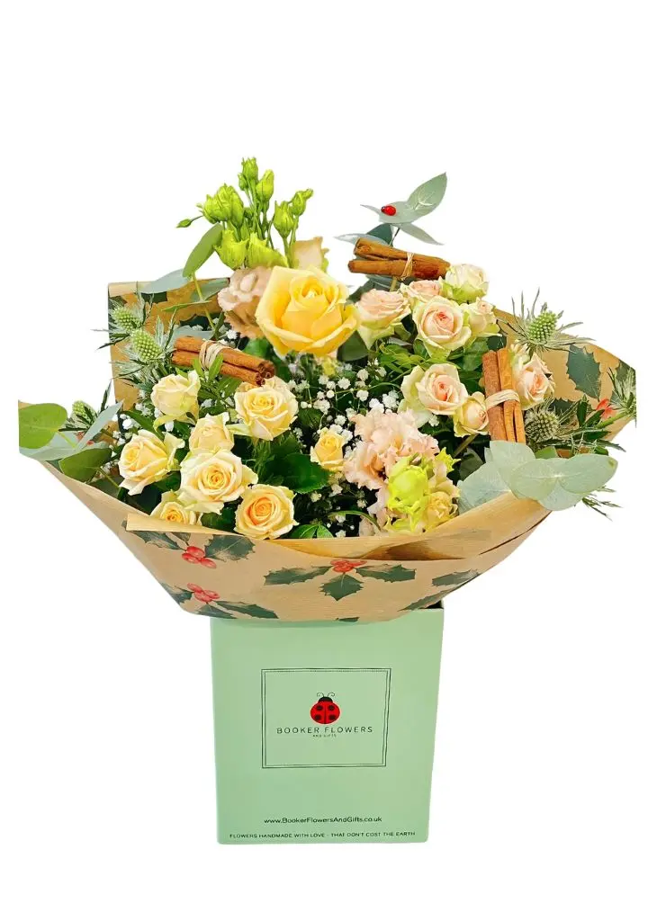 Cinnamon Peach Kiss Christmas Flowers Cinnamon Peach Kiss Christmas Flowers