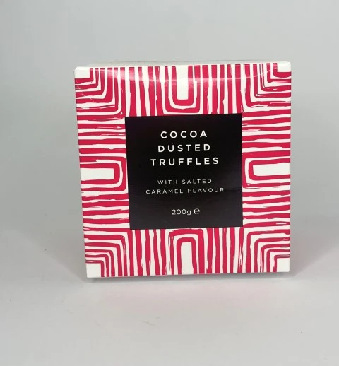 Cocoa Dusted Truffles with Caramel Flavour Cocoa Dusted Truffles with Caramel Flavour