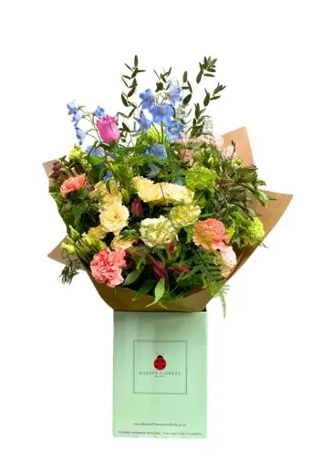 Colourful Comfort Flowers For Get Well Wishes Hand Tied Bouquet