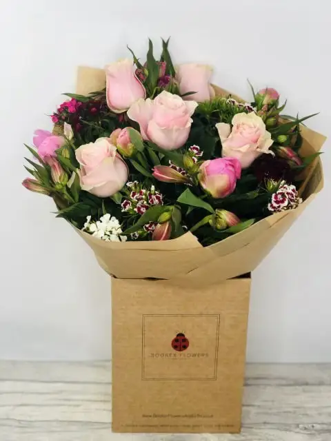 Enchanting Peony Hand-tied Bouquet Large