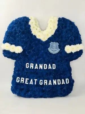 Everton Football Shirt Funeral Tribute Everton Football Shirt Funeral Tribute