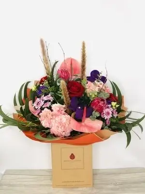 Exotic Passion Valentines Bouquet of Flowers
