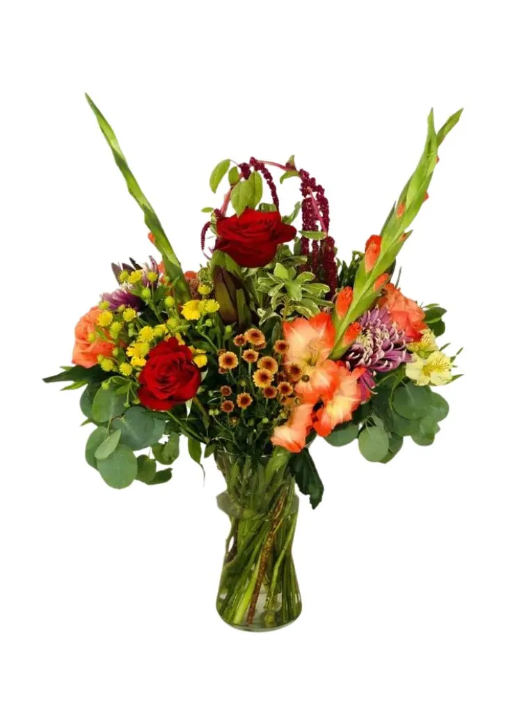 Here Comes The Sun Autumnal Vase Of Flowers Here Comes The Sun Autumnal Vase Of Flowers