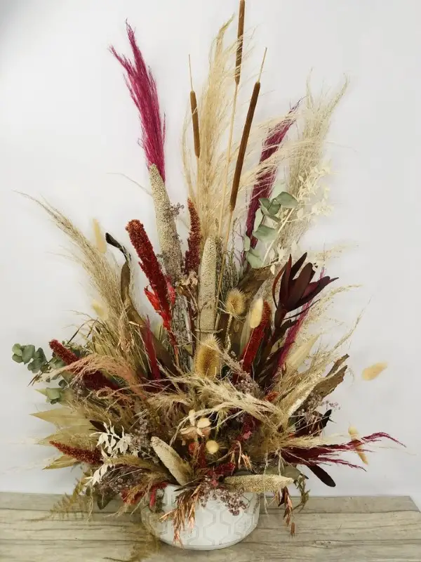 Honey Glow Dried Arrangement Of Flowers Honey Glow Dried Arrangement Of Flowers