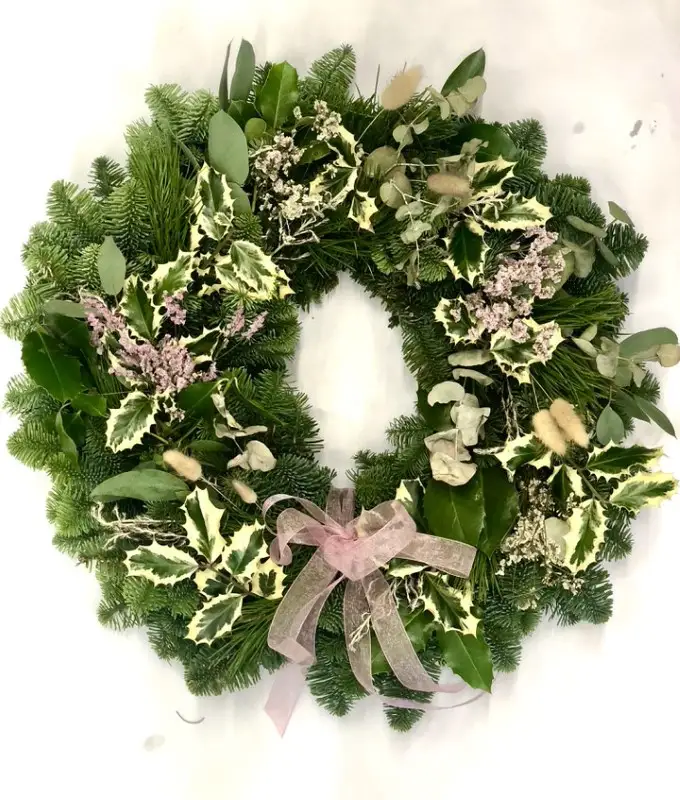 Its A Wonderful Life Luxury Christmas Door Wreath - Large